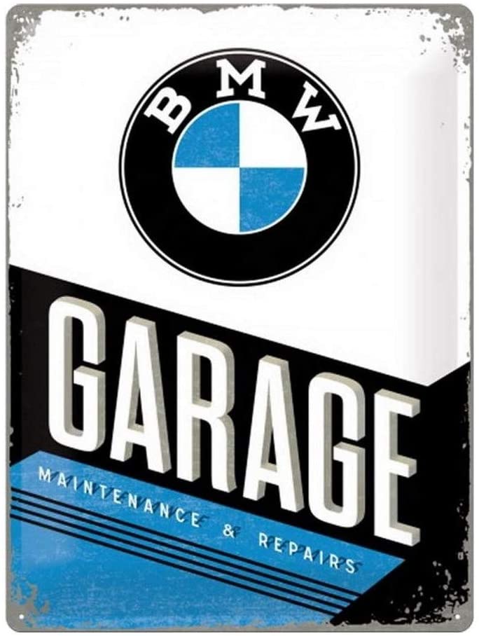 photo n°1 : Plaque Métal BMW Garage