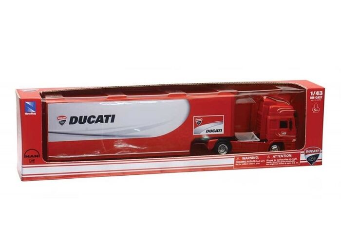 Camion miniature 1/43e Man Team Ducati moto GP (2017) New Ray