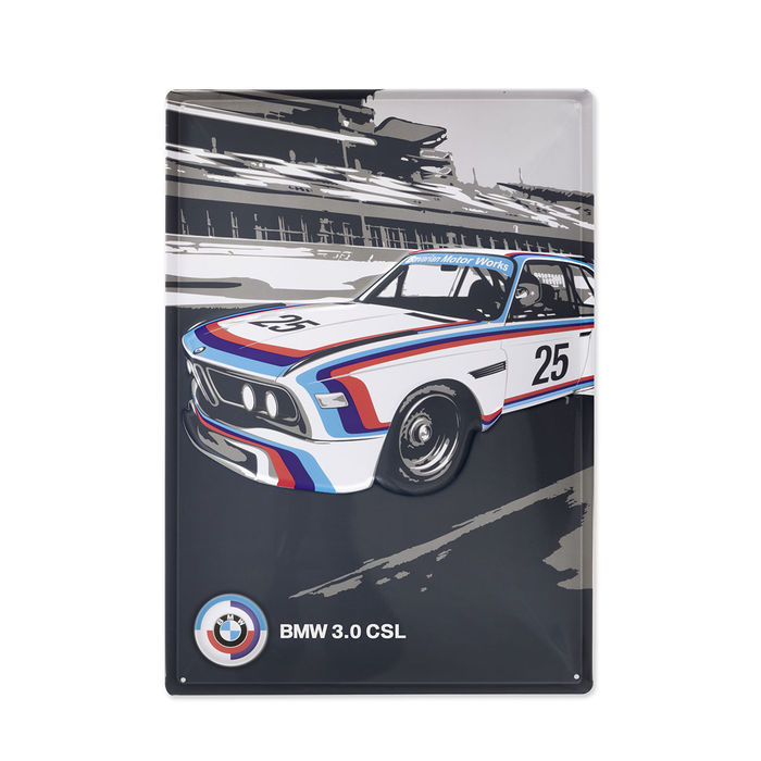 photo n°1 : Plaque Métal BMW Motorsport Héritage