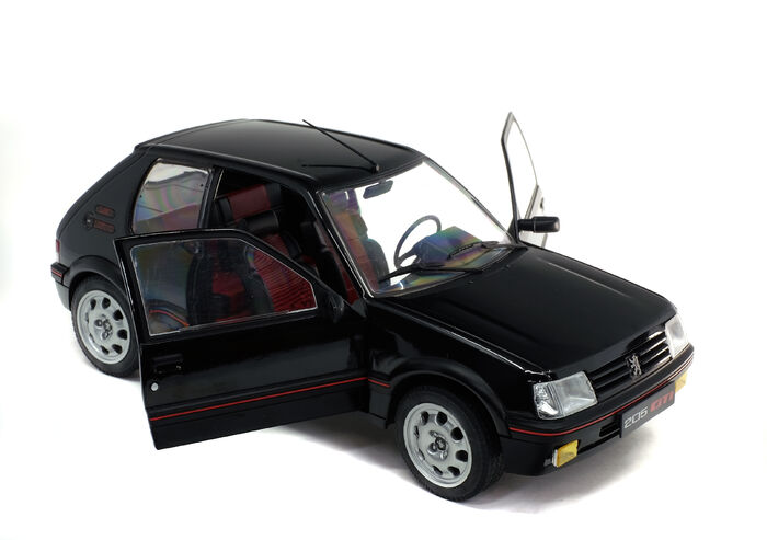 Miniature PEUGEOT 205 GTI 1.9L MK2 Coloris Noir Onyx Année 1990